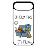 utaupia Cover in silicone antiurto per iPhone 17 Air j'peux Pas J'Ai Film Cartoon I Fumetto Bianco Drole 512 GB Cinema jpeux