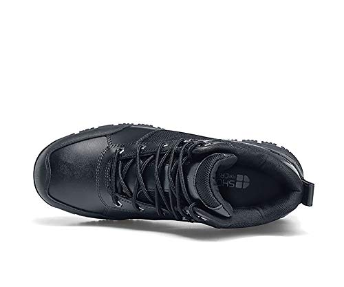 Shoes for Crews Voyager II, Men's, Women's, Unisex Steel Toe (ST) Work Boots, Slip Resistant, Water Resistant, Black, Men's 16 / Women's 17.5 Wide3