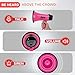 PYLE-PRO Portable Megaphone Speaker Siren Bullhorn - Compact and Battery Operated with 20 Watt Power, Microphone, 2 Modes, PA Sound and Foldable Handle for Cheerleading and Police Use PMP24PK (Pink)