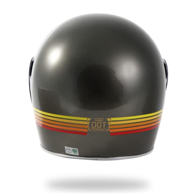 Amazon.co.jp: フルフェイスへルメット HORIZONHELMETS メタリック