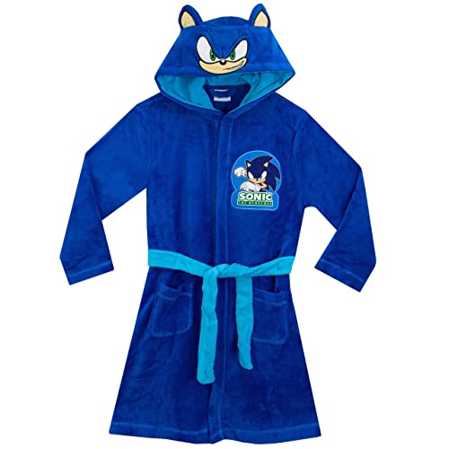 Sonic The Hedgehog Boys' Bathrobe Blue 6 #TOP1