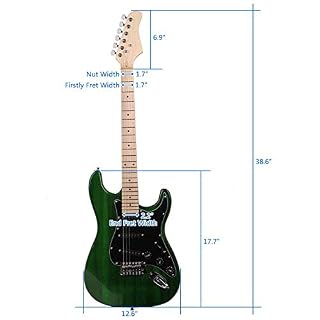 6 Cordes Guitare Électrique pour Les Débutants Adultes, 39 Pouces Guitare Électrique Kit Débutant, Tuner, Cordes, Choix, Bandoulière Et Sac - Les Beatles, Paul McCartney, John Lennon, RIngo Starr, George Harrison 6 Cordes Guitare Électrique pour Les Débutants Adultes, 39 Pouces Guitare Électrique Kit Débutant, Tuner, Cordes, Choix, Bandoulière Et Sac – Image 2