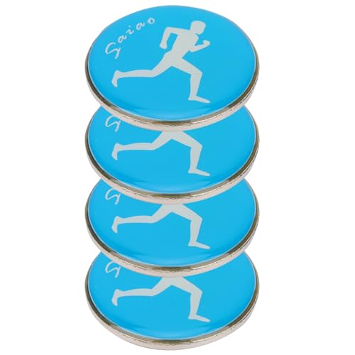 Dioche Schiedsrichter Münze, 4 stücke Zweiseitige Schiedsrichter Werfen Münze für Fußball Fußball Volleyball Tischtennis Werfen Münze