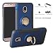 Produktbild Labanema Galaxy J7 2017 / J7 Pro Hülle, Ring Kickstand 360 Grad rotierenden Fingerring Grip Drop Schutz Stoßdämpfung Weichen TPU Cover für Samsung Galaxy J7 2017 / J7 Pro-Blau