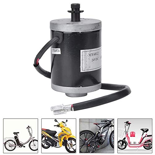 Keenso Motor de piñón de Scooter eléctrico, Motor de Alta Velocidad de 24 V 100 W con Dientes de piñón para Scooter eléctrico MY6812 Triciclo de Bicicleta eléctrica