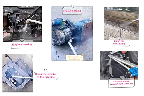 Image of LINFEI Air Blower Gun,Water and Air Dual-Purpose Engine Cleaning Gun, 1P | Aluminum Alloy High-Pressure Water Gun, Oil Removal Spray Tool