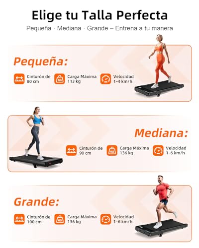 Miniatura 5 de Copant Raceable Cinta De Andar Adecuado Para Dispositivo Portatil Alta Tecnología, Cursos Ejercicios Y Multijugador Carrera, Walking Pad Max 159kg Cinta De Correr Escritorio Con App Control