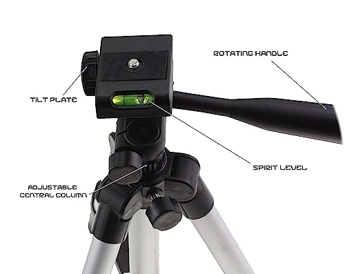 Navitech Lightweight Aluminium Tripod Compatible with Nikon D3000 Digital SLR Camera