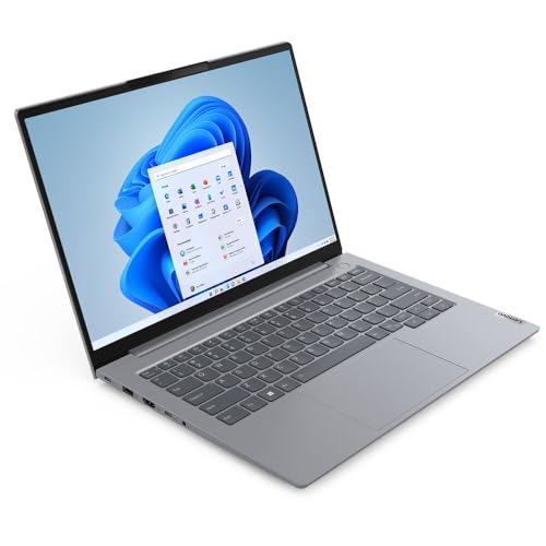 Image of Lenovo ThinkBook 14 G7 IML 2025 Laptop, 12-Core Intel Core Ultra 7 155U, 14 inch WUXGA IPS Touchscreen Display, Intel Graphics, 16GB DDR5 1TB SSD, Backlit Keyboard, FP, Thunderbolt 4, Wi-Fi 6, Win10 Pro