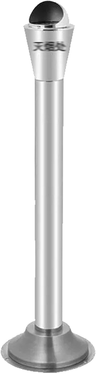 Cigarette butt collector,Outdoor Stainless Steel Ashtray - Floor Standing Cigarette Disposal Receptacle, Commercial Metal Ash Tray for Smokers, Durable and Stylish Cigarette Butt Container (