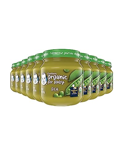 Gerber 1st Foods Organic for Baby Baby Food, Pea, 4 ...
