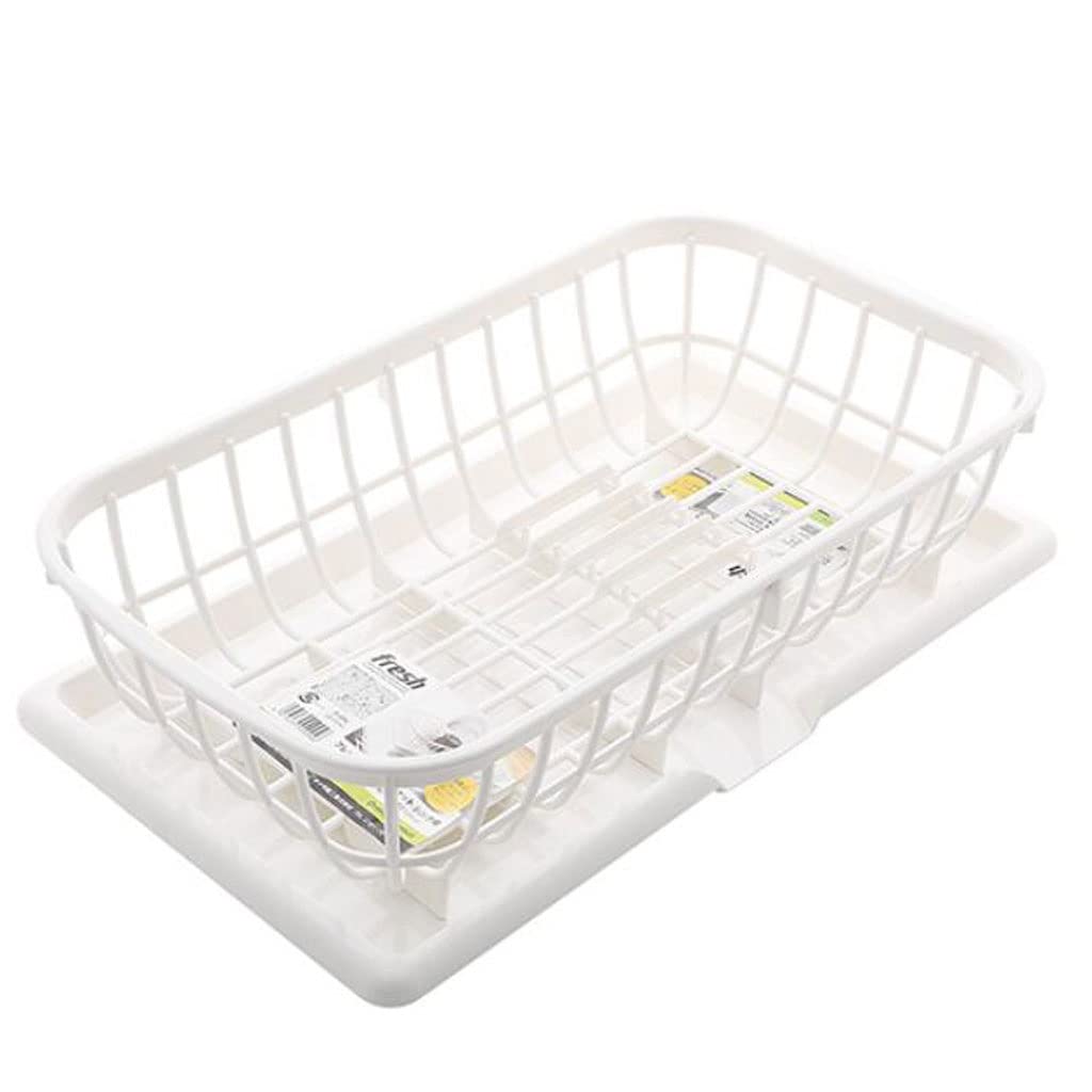 Cfsxfysey One Color Dish Drainer Rack， Dish Drying Rack Storage Basket Organize Tableware Home Kichen
