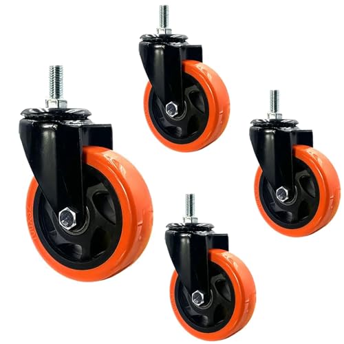 Aenmezen 4Zbg M12*30mm lWt Xe LX^[ ׏d360 kg 3C` XCx zC[ u[Lt mCYȂ Sԗ Ȃ(Swivel,4inch)