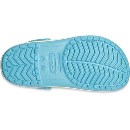 Image of Crocs Unisex's All-Terrain Atlas, Slip on Sneakers with Buckle Strap Clog, Turq Tonic, 6 UK Men / 7 UK Women