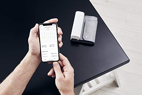 Withings BPM Connect - Tensiomètre Électronique à Bras, Tensiometre Bras, Appareil Pour Mesurer La Tension, Brassard Tensiometre - Synchronisation Wi-Fi et Bluetooth