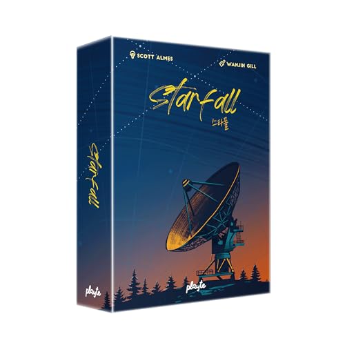 Juego de Mesa Starfall - Juego de Estrategia Temático de Astronomía por Scott Almes - Mecánicas de Subasta y Colección de Conjuntos - 2 a 4 Jugadores - Juego Competitivo para Aficionados (Edad 14+) miniatura 1