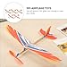 TOYANDONA Airplane Toys- 5Pcs Glider Planes DIY Rubber Band