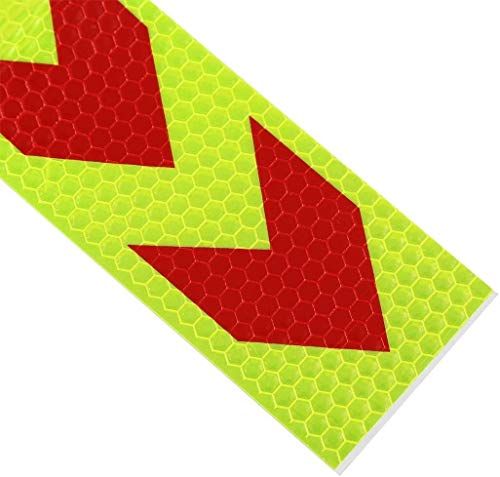 Juzzq 2Pcs Reflective Exterior Stickers Decals Emblem Decor For Cars Auto Hazard Warning Tape Sticker For Car Truck Motorcycle Bike #TOP2