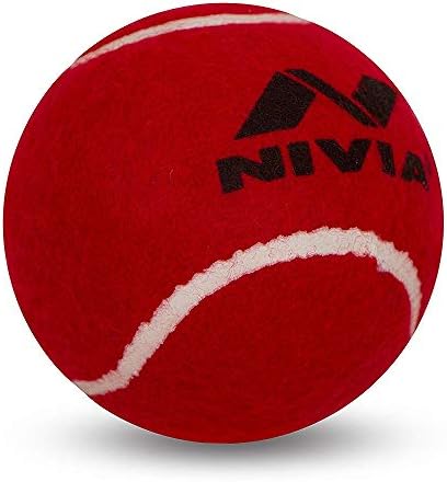 Historical Handicrafts Nivia Heavy Tennis Ball Cricket Ball Red
