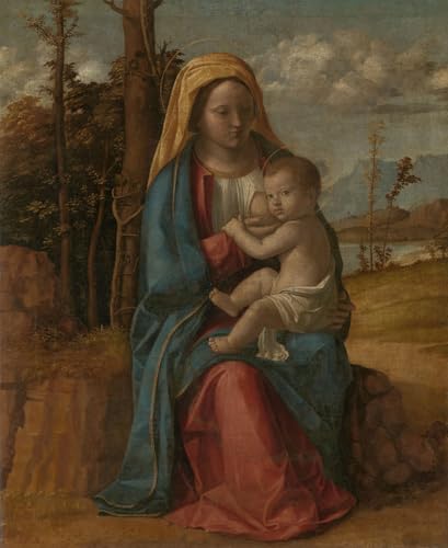 Impressions d'art mural Dame et enfant Cima Da Conegliano pour sublimer la déco d'une chambre