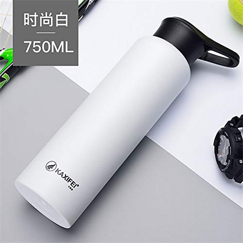 LFKBWB Thermos cup 750ML Portable Sports Thermos Stainless Steel 304 Water Bottle Cycling Camping Bicycle Outdoor Thermal Insulation Drink Bottle