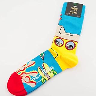 Happy Socks The Beatles Chaussettes Jaune Submarine – Multi 2, multicolore, Small/Medium - Les Beatles, Paul McCartney, John Lennon, RIngo Starr, George Harrison Happy Socks The Beatles Chaussettes Jaune Submarine – Multi 2, multicolore, Small/Medium – Image 3
