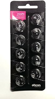 Oticon MiniFit Double Vent Bass Domes: 10 Pack (Small 6 mm) by Oticon