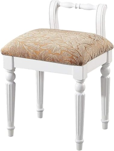 Silla ergonómica de respaldo bajo para tocador y maquillaje cómodo 2