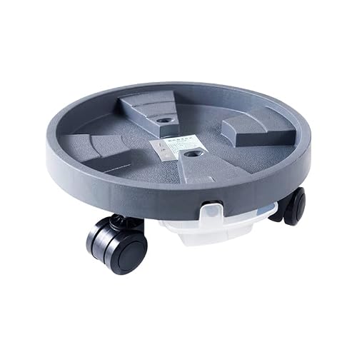 HTDRE Plant Pot Trolley on Wheels - Heavy-Duty Garden Flower Pot Mover Caddy with Water Storage Box for Indoor/Outdoor Use