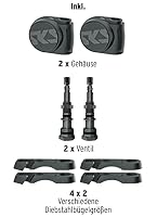 SKS GERMANY AIRSPY SV Set Reifendrucksensoren für Fahrrad, schwarz – Ansicht 3