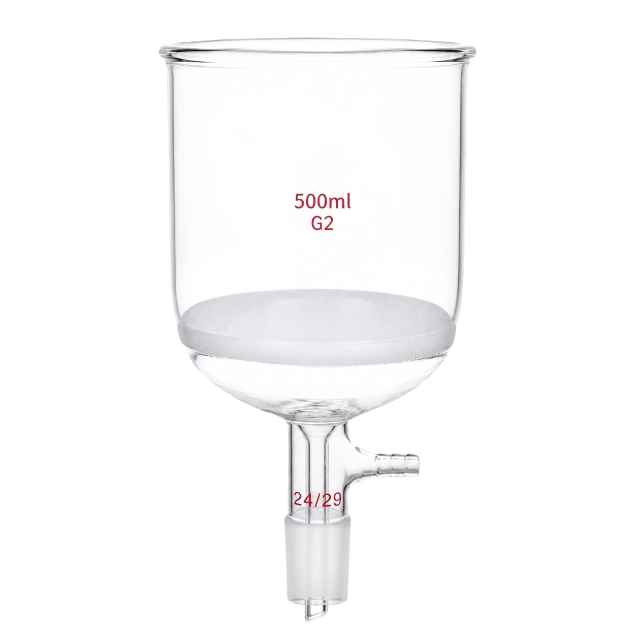 Embudo Filtrante Vidrio Borosilicato Núcleo Arena G2 Aparato Succión-1000ml, 24/29