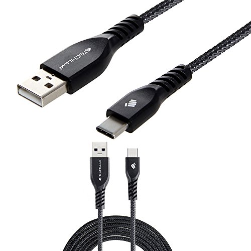 TECHGEAR Extra Long [2M] STRONG Braided USB C Data & Charger Cable Compatible for Amazon Fire HD 8 2022 12th/10th Gen Fire HD 10/Plus/Kids Pro 2021/2019 11th/9th Gen, Fire 7 2022 12th Gen tablet