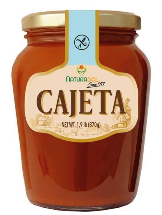 Naturasol Cajeta Mexican Caramel Spread, 1.9 lb (870g), Glass Jar