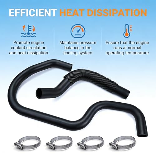 Sorello Engine Upper & Lower Radiator Coolant Hose Fit for Cadillac Escalade, for Chevy Silverado Suburban, for GMC Sierra 1500 2500 3500 Yukon XL, 2007-2014 Replaces 22827731 22827735 by Sorello - Used condition - Image 3