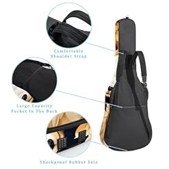 JRHEJTFZ Housse pour guitare acoustique de 1,9 cm d’épaisseur – Imperméable – Durable et élégant – Motif panda mignon avec tournesol, Multicolore 5., 42.9×16.9×4.7 in, Motif imprimé tendance - Les Beatles, Paul McCartney, John Lennon, RIngo Starr, George Harrison JRHEJTFZ Housse pour guitare acoustique de 1,9 cm d'épaisseur - Imperméable - Durable et élégant - Motif panda mignon avec tournesol, Multicolore 5., 42.9x16.9x4.7 in, Motif imprimé tendance – Image 3