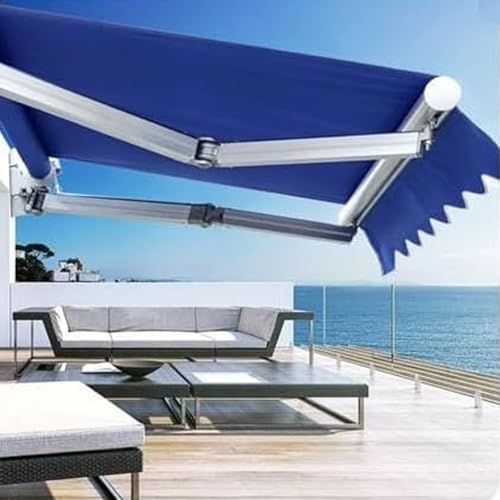 Toile d'ombrage de remplacement imperméable 3x1.5m pour auvent rétractable de terrasse - 8