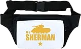 TRENDY & FASHIONABLE M4 Sherman Minimalistic Tank Graphic Bauchtasche