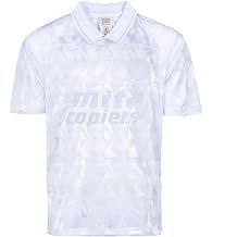 Score Draw Aston Villa 1990 Blank Out Retro Football Shirt