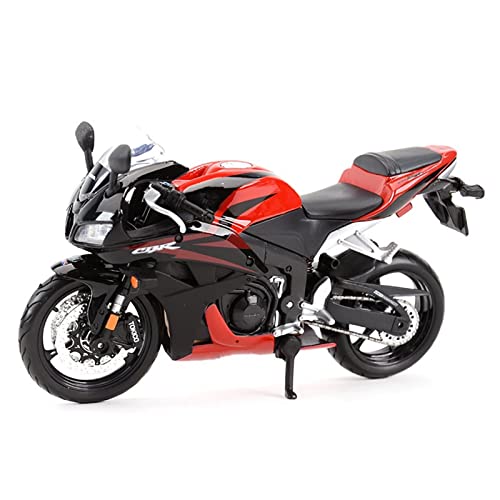 Modèle réduit moto Honda CBR600RR 1:12 : jouet simulation en alliage et métal rouge