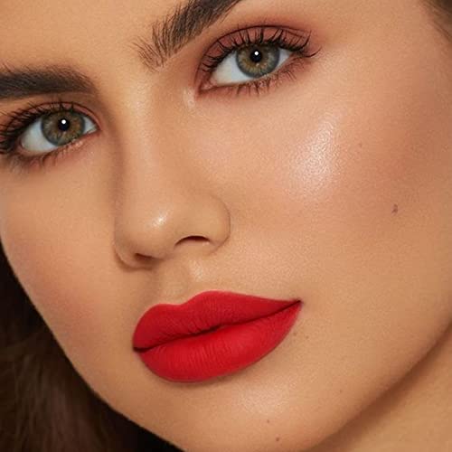 Boobeen Matte Lip Crayon Lipstik Pencil Velvety Creamy Matte Lip Liner Full Coverage High Pigment Waterproof Long Lasting Lipstick For Women, Matte Lip Color With Smooth Finish #TOP5