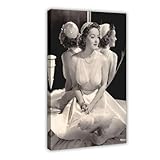 RTFDS Bette Davis Poster auf Leinwand, Schlafzimmer-Dekor, 