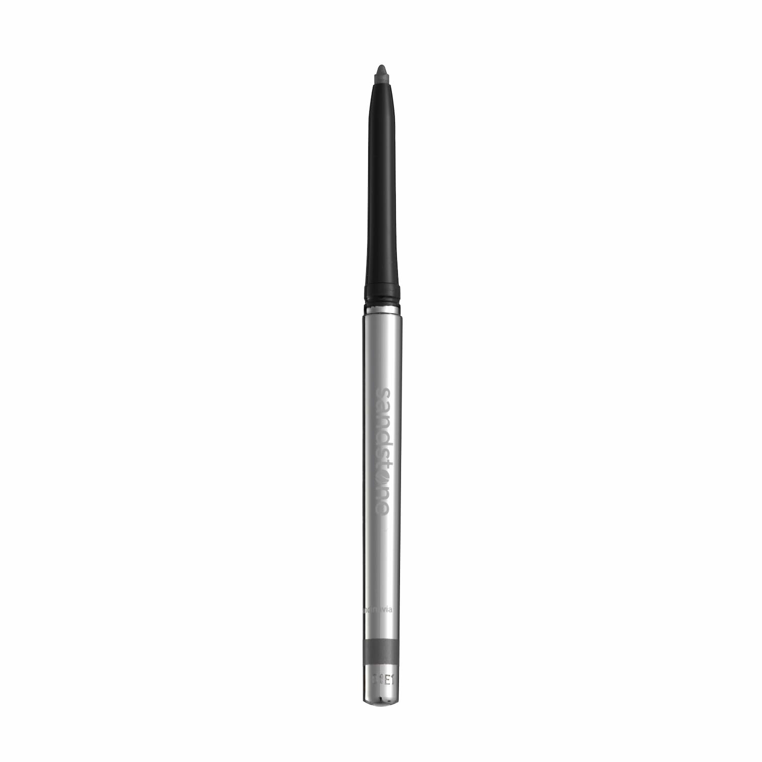 Sandstone Scandinavia hipoalergiczna wodoodporna kredka do oczu | Metaliczny eyeliner bez perfum | Wegańska i nietestowana na zwierzętach kredka do oczu (Grey Stone)