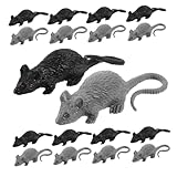 Artisanat très détaillé : conçue avec des détails complexes, cette souris simulée semble incroyablement réelle, ce qui en fait un accessoire d'halloween remarquable, un rat , des accessoires de fête effrayants pour halloween