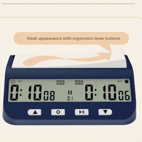 Reloj de ajedrez con Byo Yomi y Delay programable para torneos de Go 5
