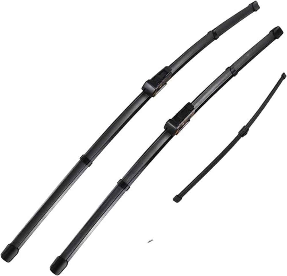 XYUASDGB Premium Exact Fit Windscreen Wiper Blades for Audi Q2 2016-2022 2023 Durable Natural Rubber Easy Fit for a Quiet and Streak Free Wipe