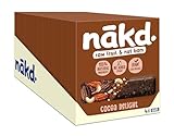 Nakd Cocoa Delight Natural Fruit & Nut Bars - Vegan - Healthy Snack - Gluten Free - 35g x 48 bars