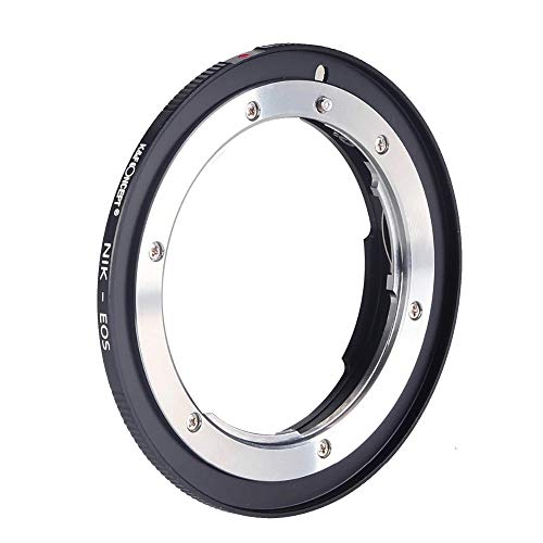 Anel Adaptador de lentes Nikon para Canon Nik-Eos K&F CONCEPT