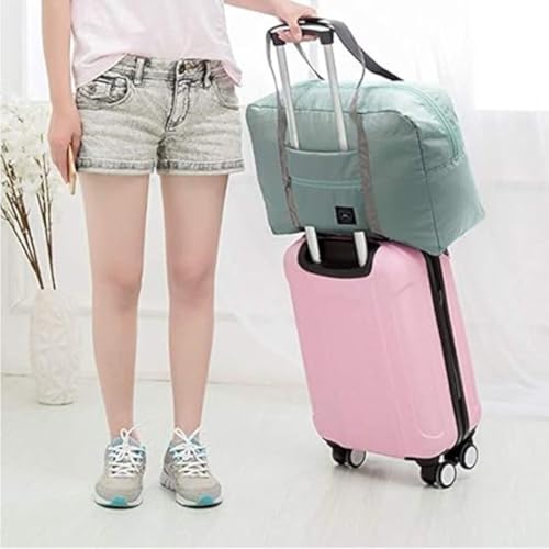 HEXAHOME Travel Foldable Nylon Duffle Tote Bag - Portable Waterproof Lightweight Carry On Luggage Sport Folding Duffle Bag Weekender Overnight Gym Sports Bag for Women's Girl(Multicolor) 4 41bYqQfZI1L