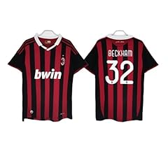 ACミラン BECKHAM 32 長袖ゲームシャツ 90sクラシックACミラン 長袖ゲームシャツ OPEL スポンサー R