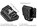3-Packs Universal Mag Carrier IWB/OWB Magazine Holster for 9mm/.40 Double Stack Magazines